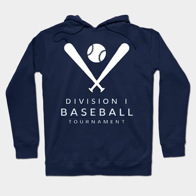 division 1 baseball tournament Hoodie by CreationArt8